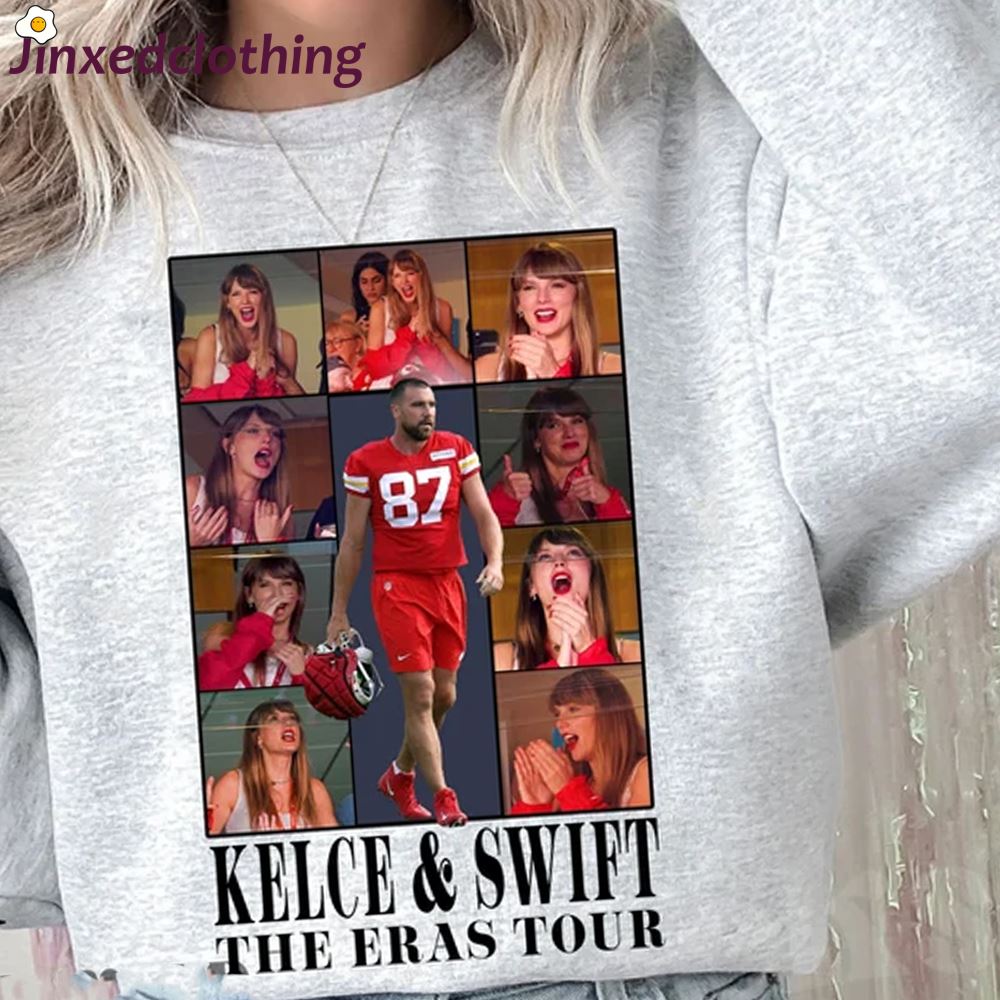 Official Travis Kelce Taylor The Eras Tour Shirt Travis Kelce Swift 